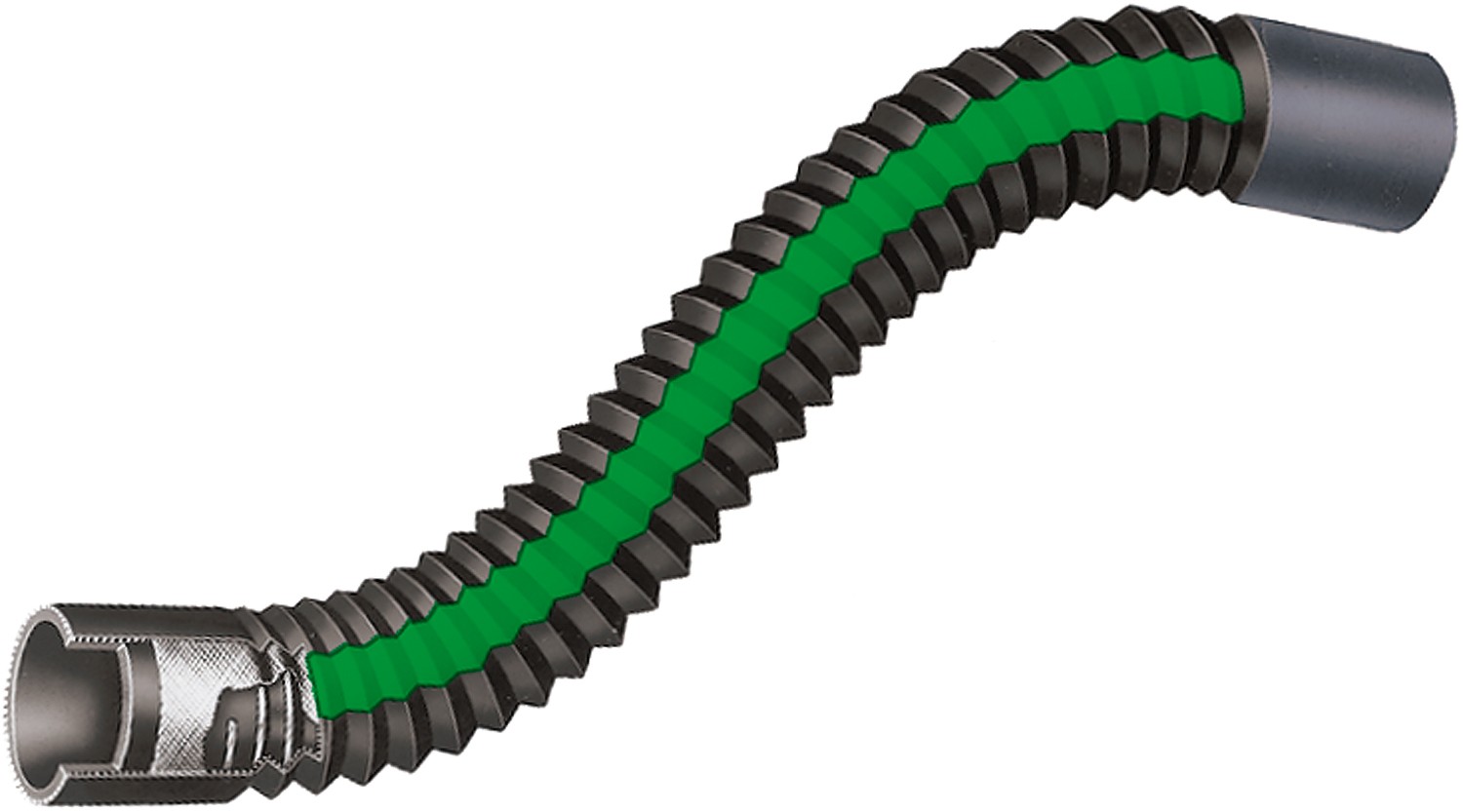 Gates Radiator Coolant Hose | EPDM, Steel 2.5" ID 24" Long - 4