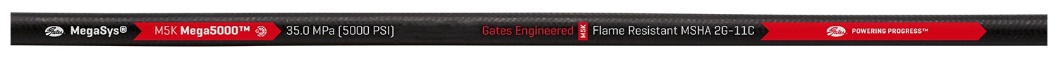 Gates Hydraulic Hose - 5M5KXREEL | .3125" ID 5000 PSI - 2