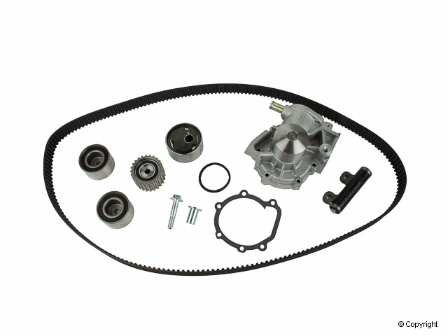 Gates OE Performance Timing Belt Kit with Water Pump - 211 Tooth Belt - 3